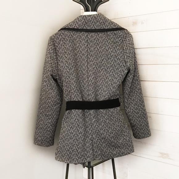 Fresh New York Women’s Wool Blend Belted Coat M - Picture 2 of 12